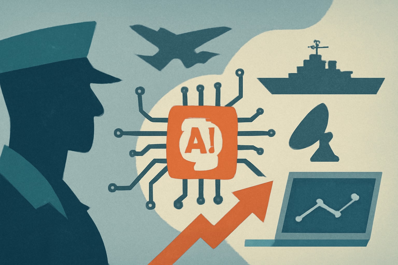 Editorial illustration for: ONR Launches ‘Research by AI’ Initiative to Accelerate Tech for the Fleet