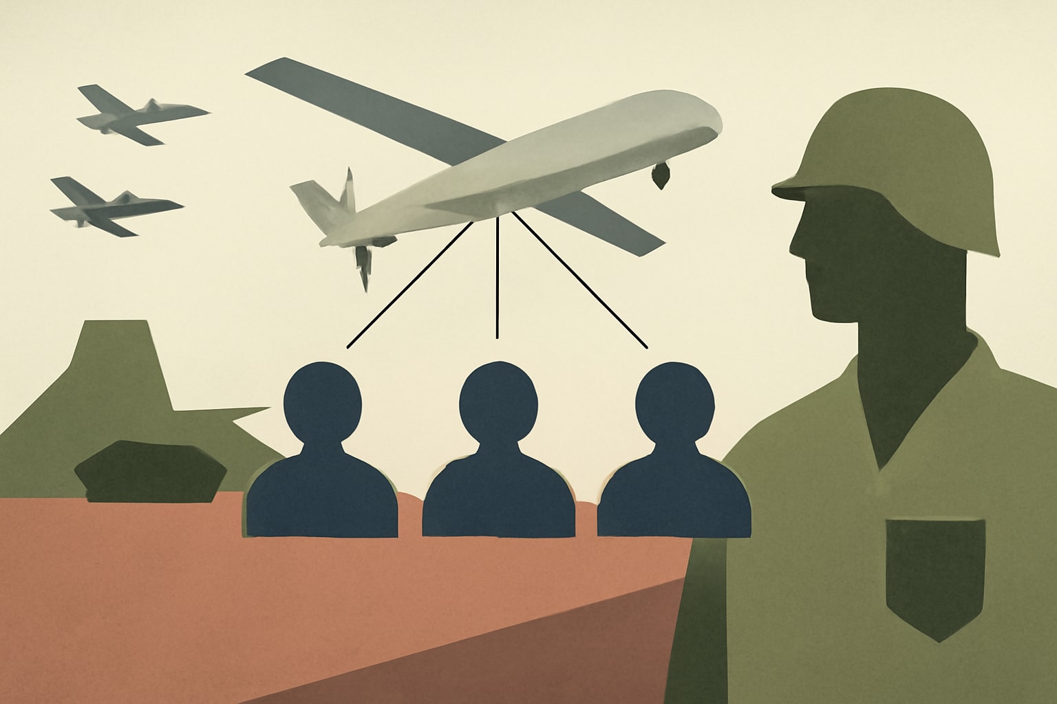 Editorial illustration for: Mayhem 10 Drone Introduces Collaborative Autonomy for Enhanced Military Operations