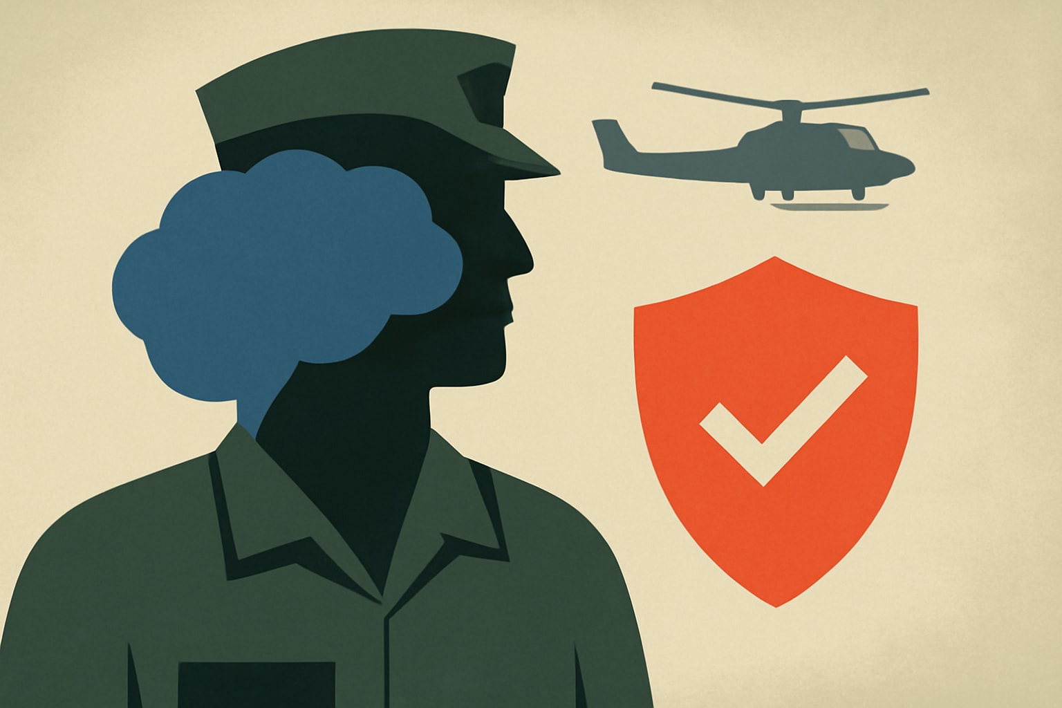 Editorial illustration for: Veterans Can Claim Life Insurance Benefits Despite Mental Health Challenges