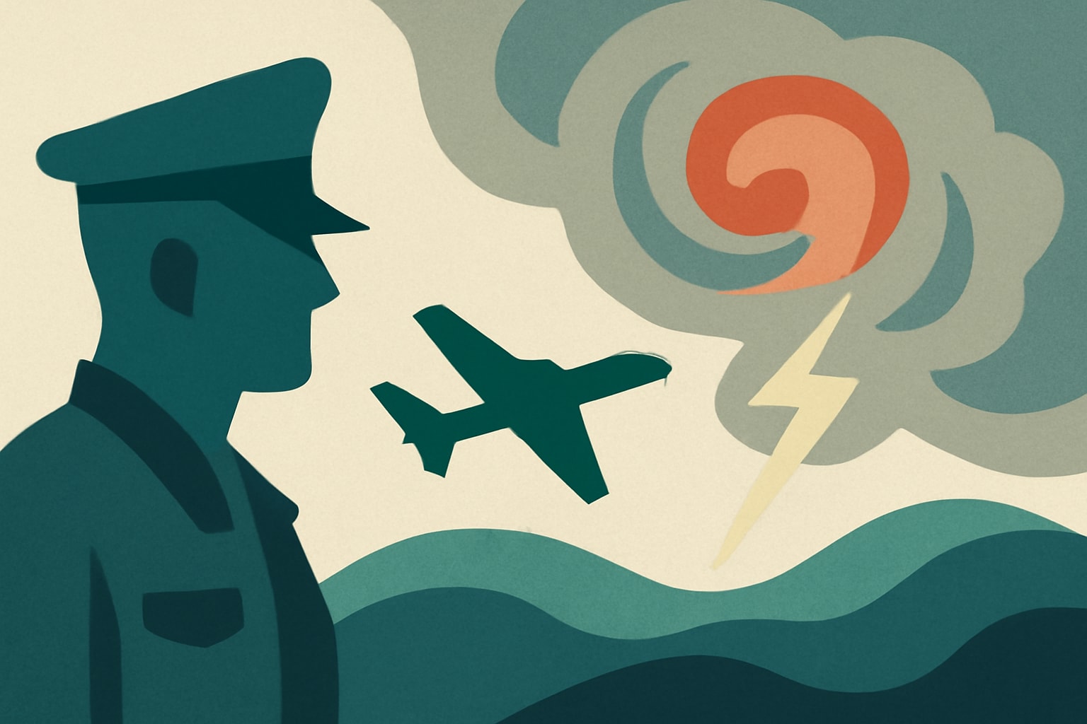 Editorial illustration for: Military Must Treat El Niño as a Strategic Threat Indicator