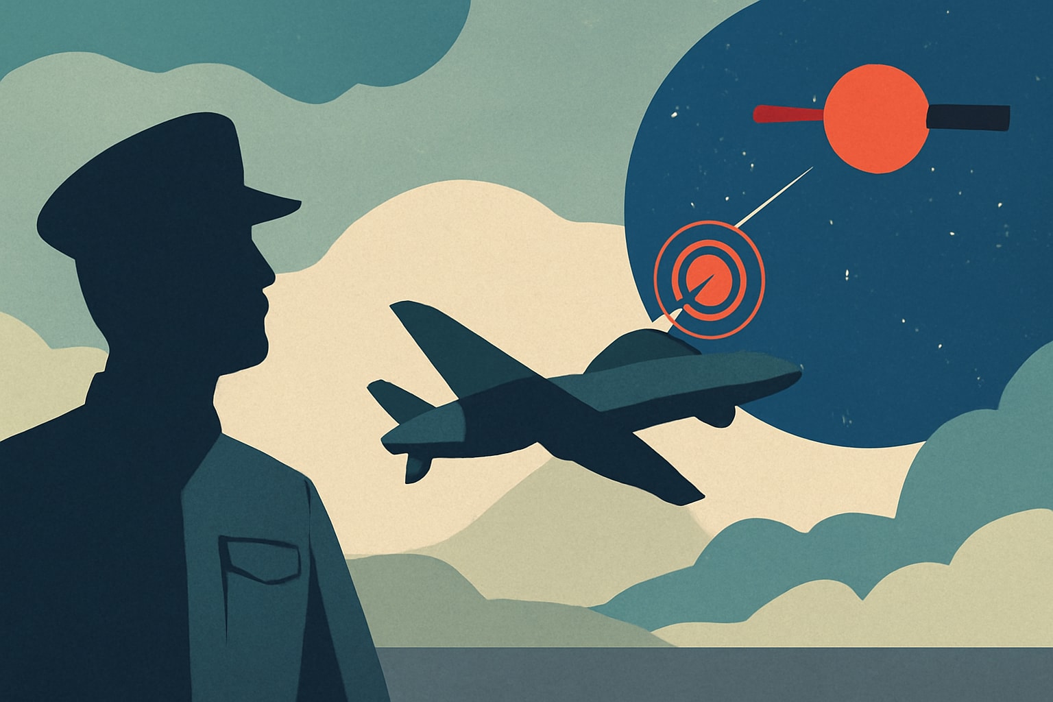 Editorial illustration for: Space Force Aims for Usable Airborne Target Tracking Capability by 2028
