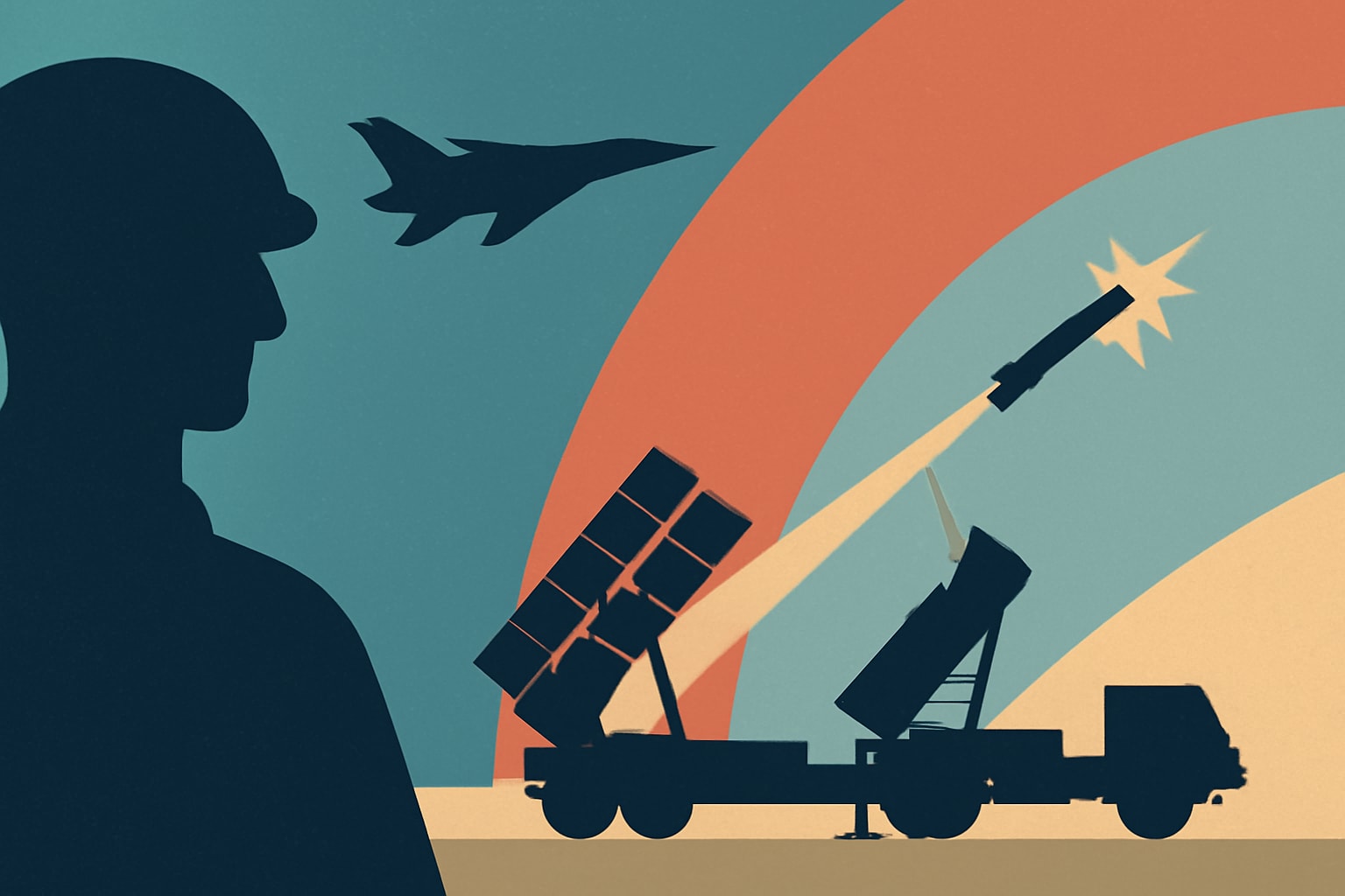 Editorial illustration for: New Anti-Ballistic Weapons Set to Challenge Patriot Monopoly