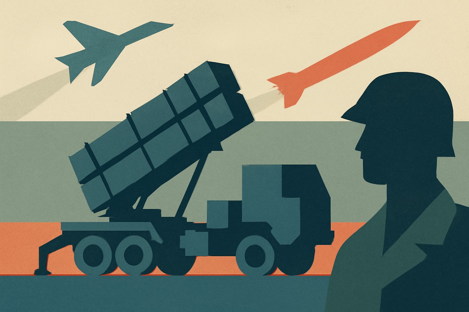 Editorial illustration for: U.S. Army Awards $58.6 Billion Contract for Patriot Missiles