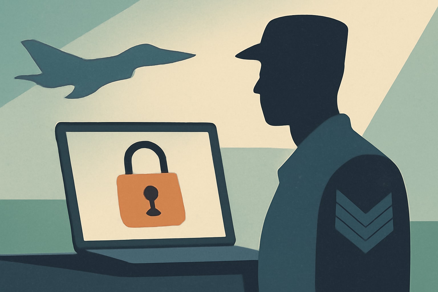 Editorial illustration for: Air Force Enforces Compliance Rules for Computer Security