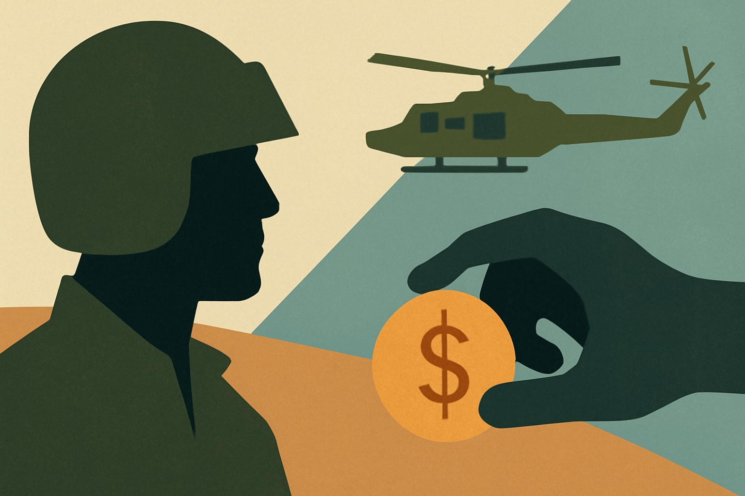 Editorial illustration for: Army Offers Up to $200,000 in Bonuses to Retain Senior Pilots