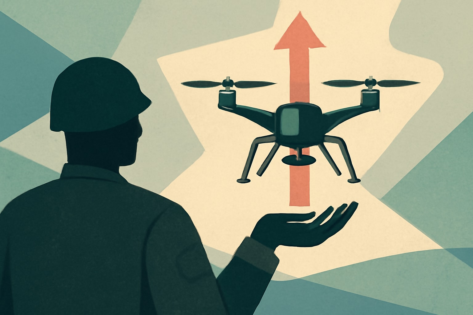 Editorial illustration for: DARPA Launches Inaugural Lift Challenge to Advance Drone Technology
