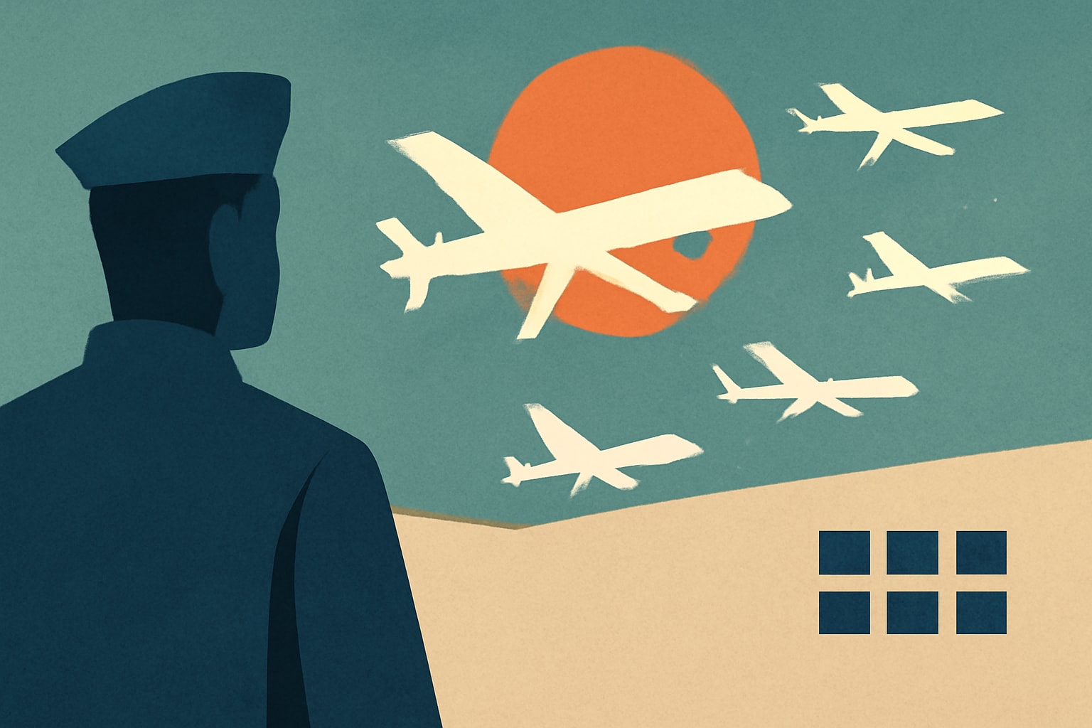 Editorial illustration for: Air Force to Select Up to Six Vendors for CCA Drone Program Increment Two