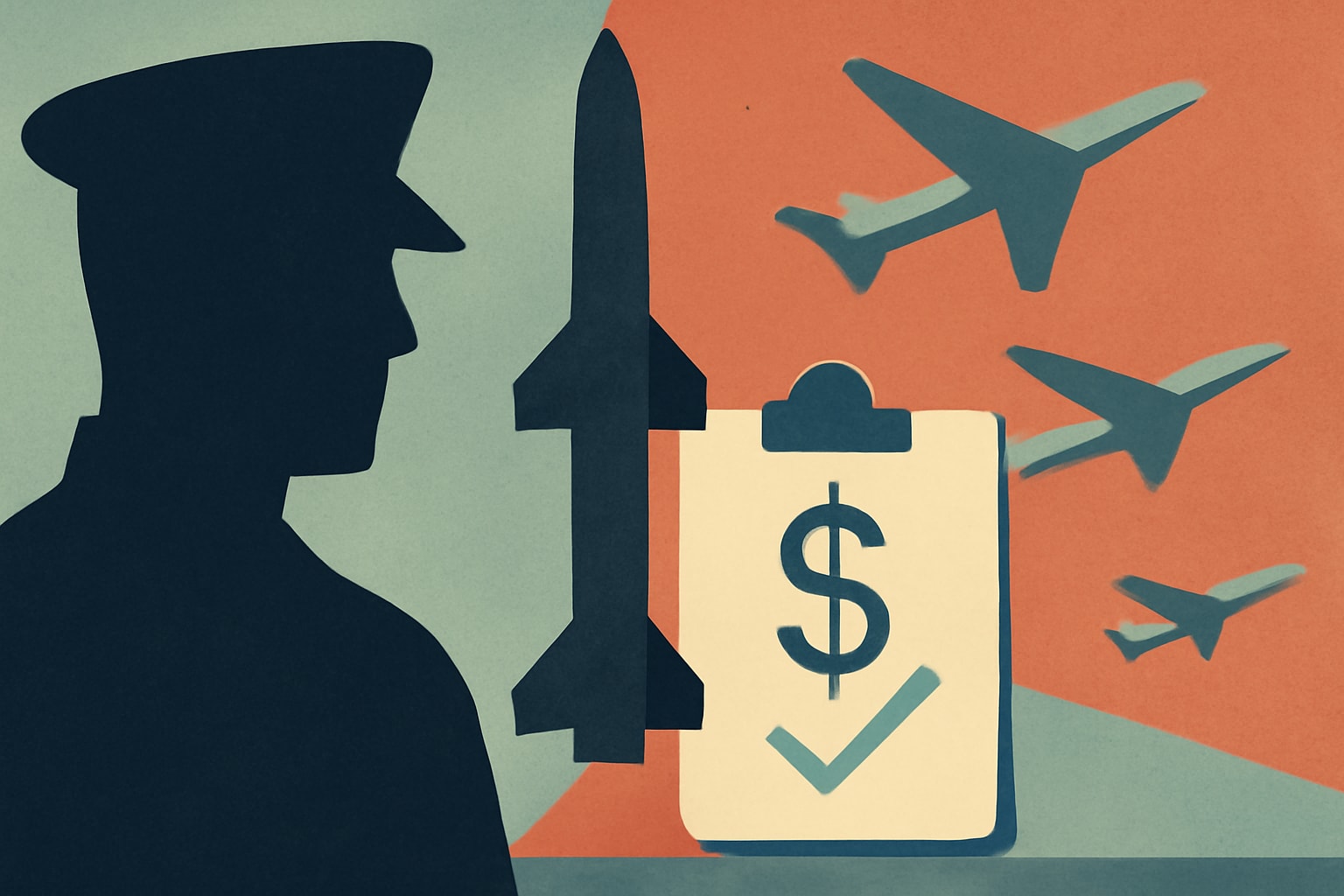 Editorial illustration for: Pentagon Calls for Cheaper Long-Range Strike Weapons with Testing in Just 3 Months