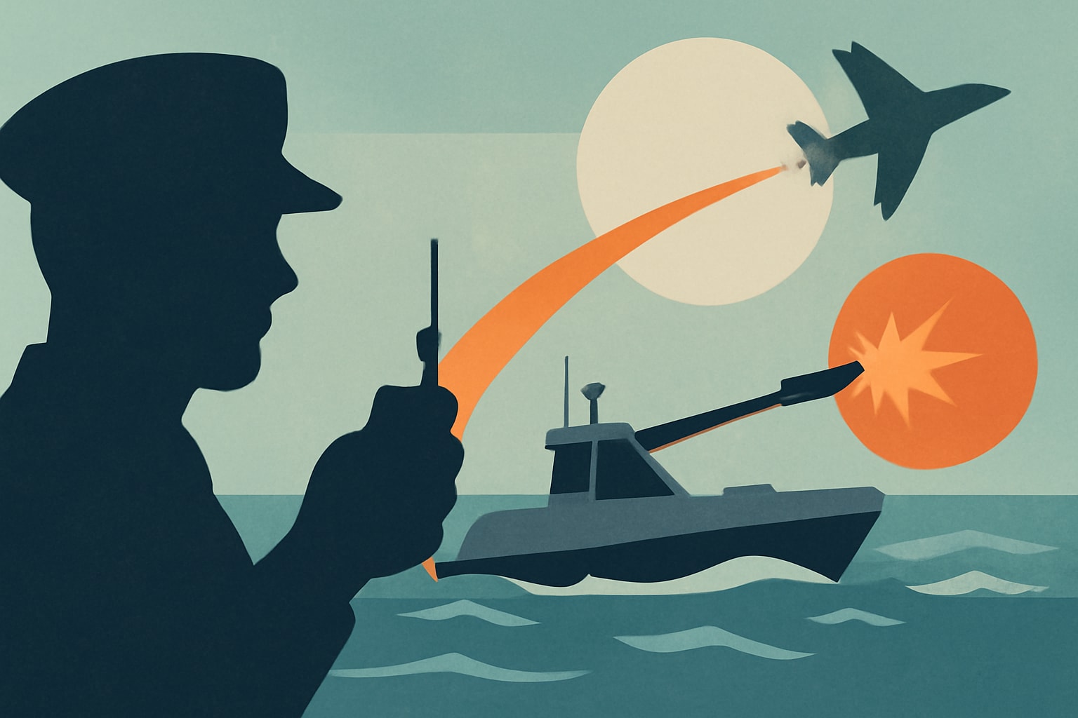 Editorial illustration for: US Navy Conducts First Live-Fire Training with GARC Uncrewed Vessel
