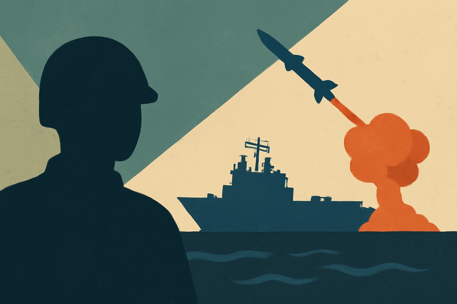 Editorial illustration for: Inside the USS Peleliu: Experiencing Missile Strikes Firsthand