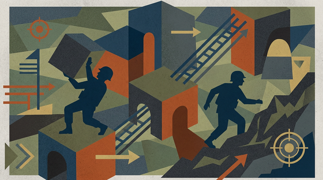 Editorial illustration for: Army Launches New Physical Test for Soldiers in Combat Roles