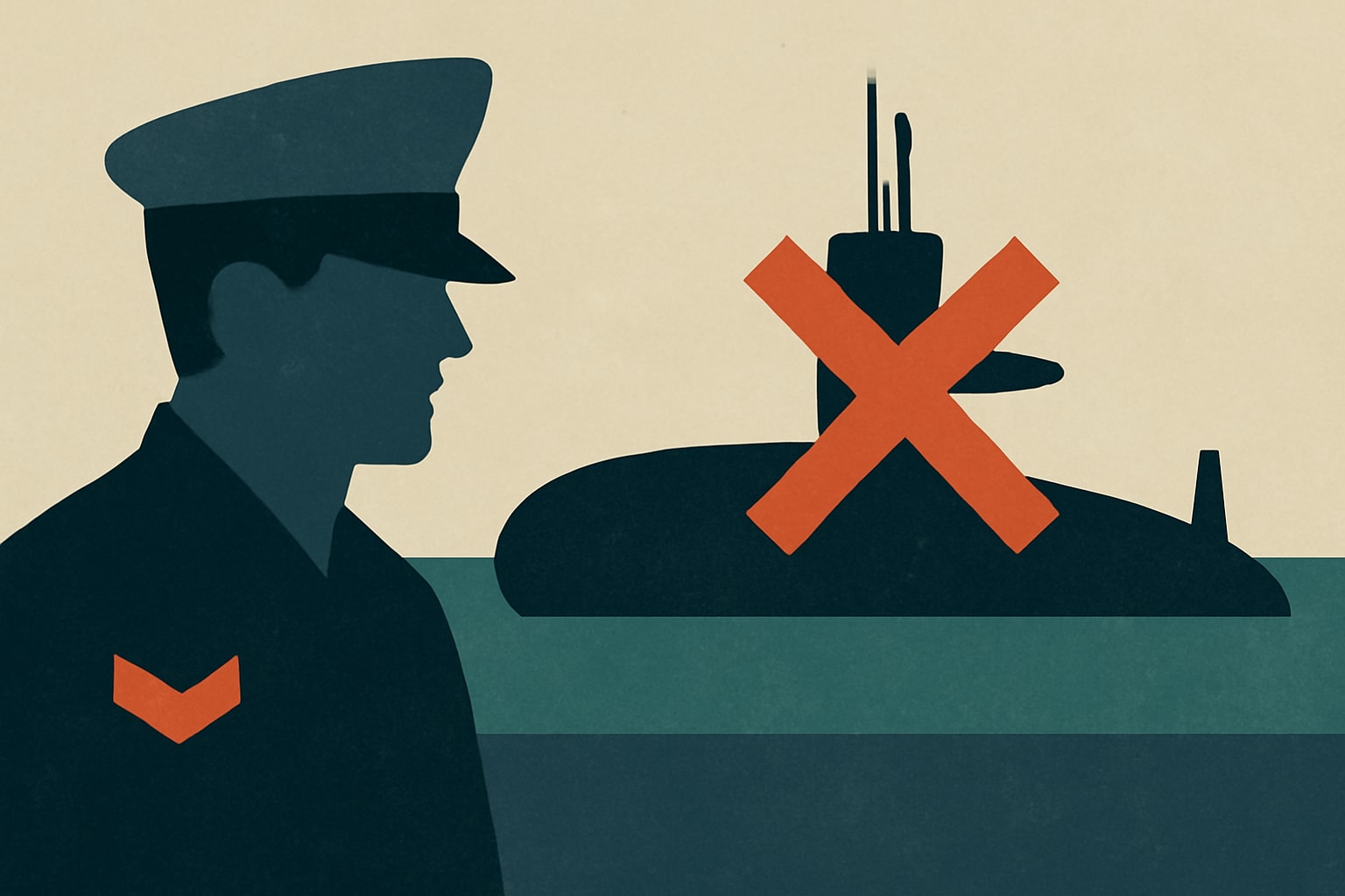 Editorial illustration for: Navy Relieves USS West Virginia Submarine Commander for ‘Loss of Confidence’