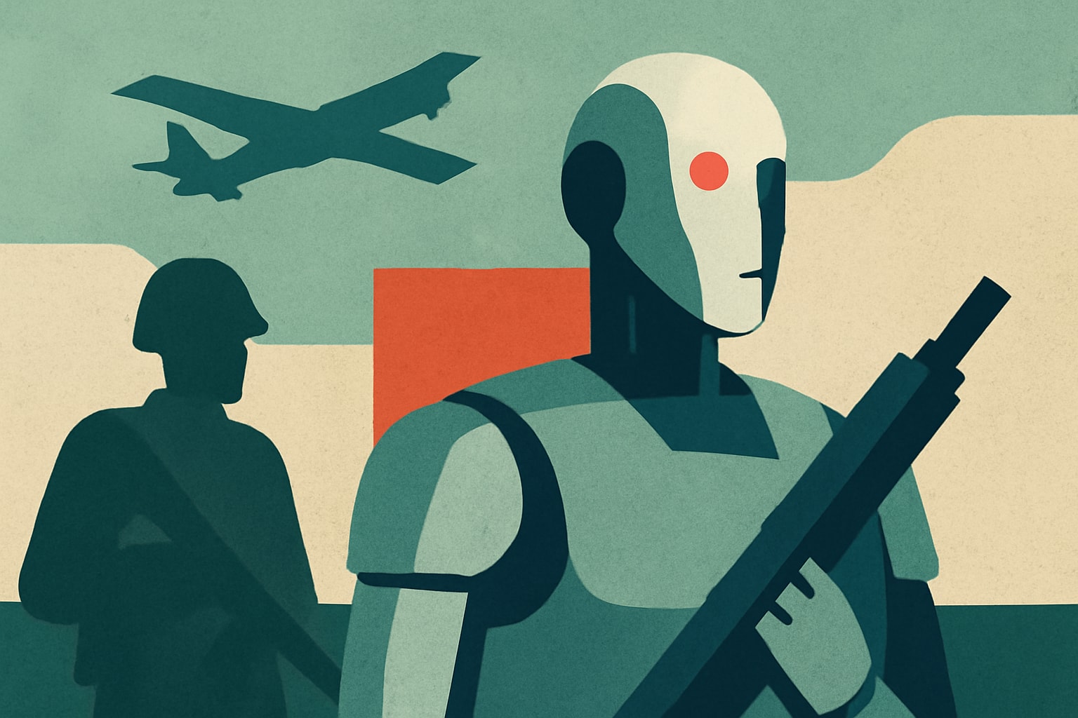 Editorial illustration for: Skylark Labs Advances Military Humanoid Robots for Defense Use