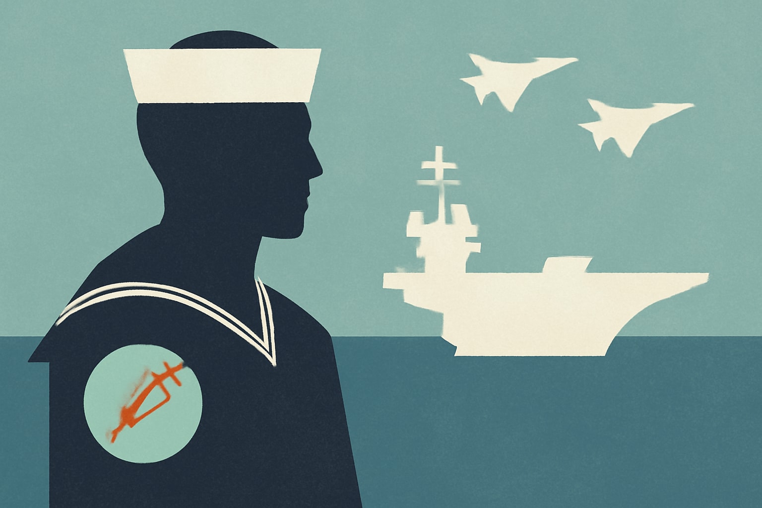 Editorial illustration for: Navy Reinstates Flu Vaccine Requirements for Deployments