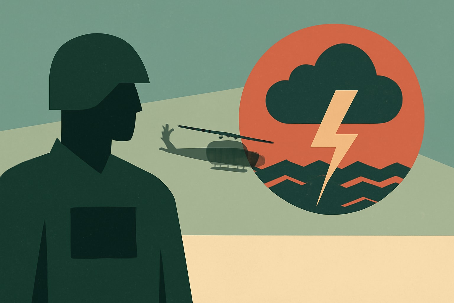 Editorial illustration for: Military Must Treat El Niño as a Significant Threat Indicator