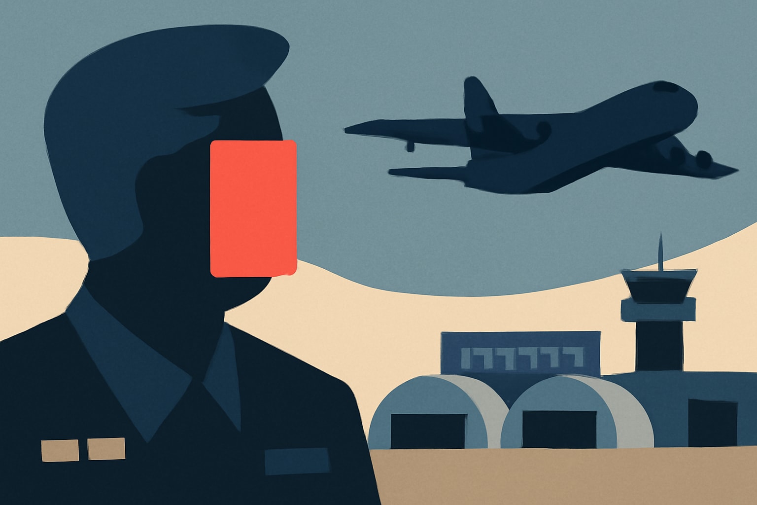 Editorial illustration for: Joint Base Charleston to be Renamed Joint Base Lindsey Graham