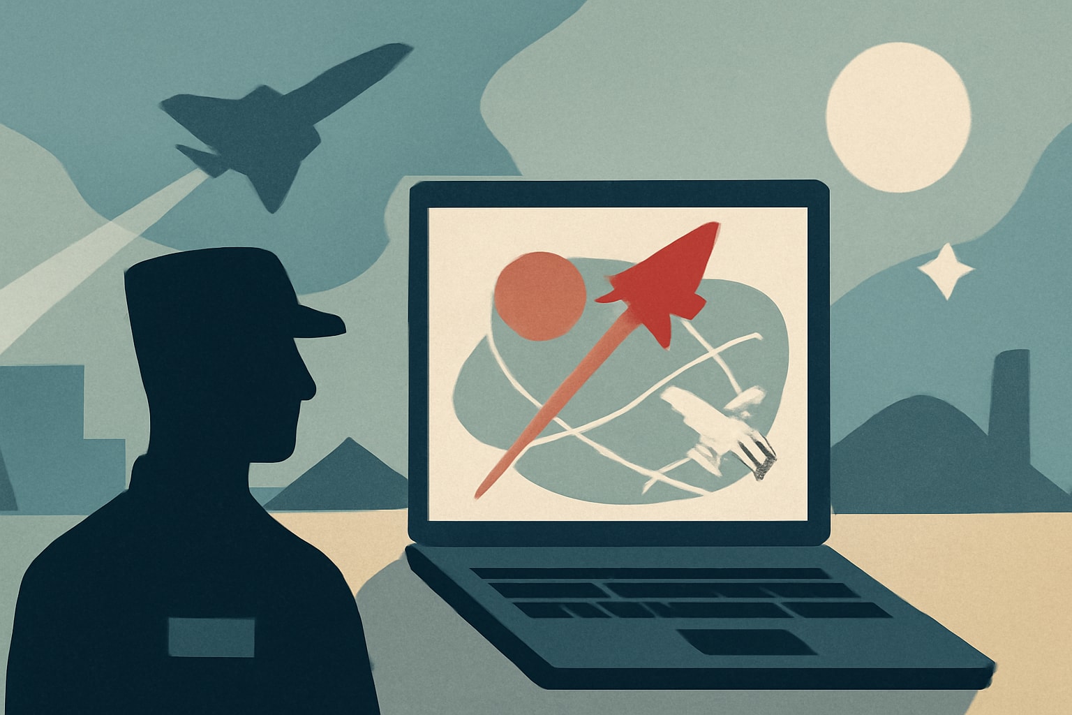 Editorial illustration for: Software Transformation in Military Space Operations: Insights from Red Hat