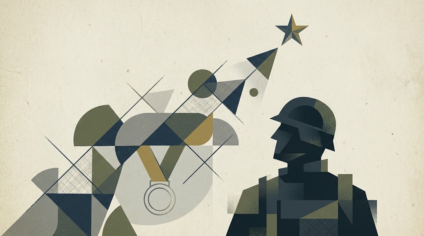 Editorial illustration for: Medal of Honor Recipient Robert Booker: A Legacy of Bravery