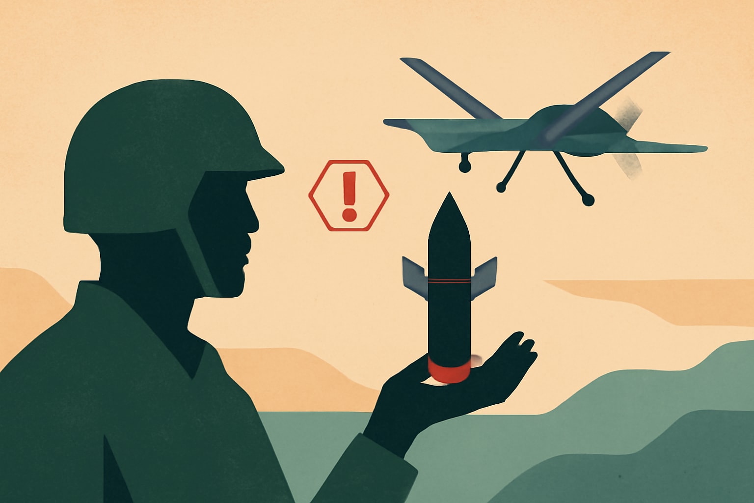 Editorial illustration for: Marines Receive Advanced Anti-Drone Ammunition from Drone Round
