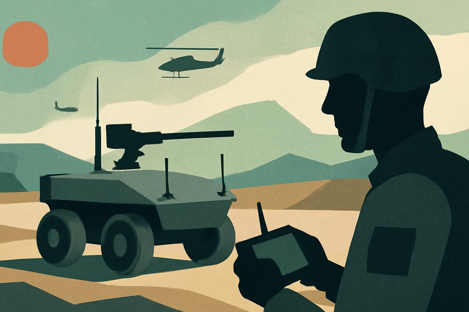 Editorial illustration for: Thales Australia Rapidly Develops Armed Unmanned Ground Vehicle
