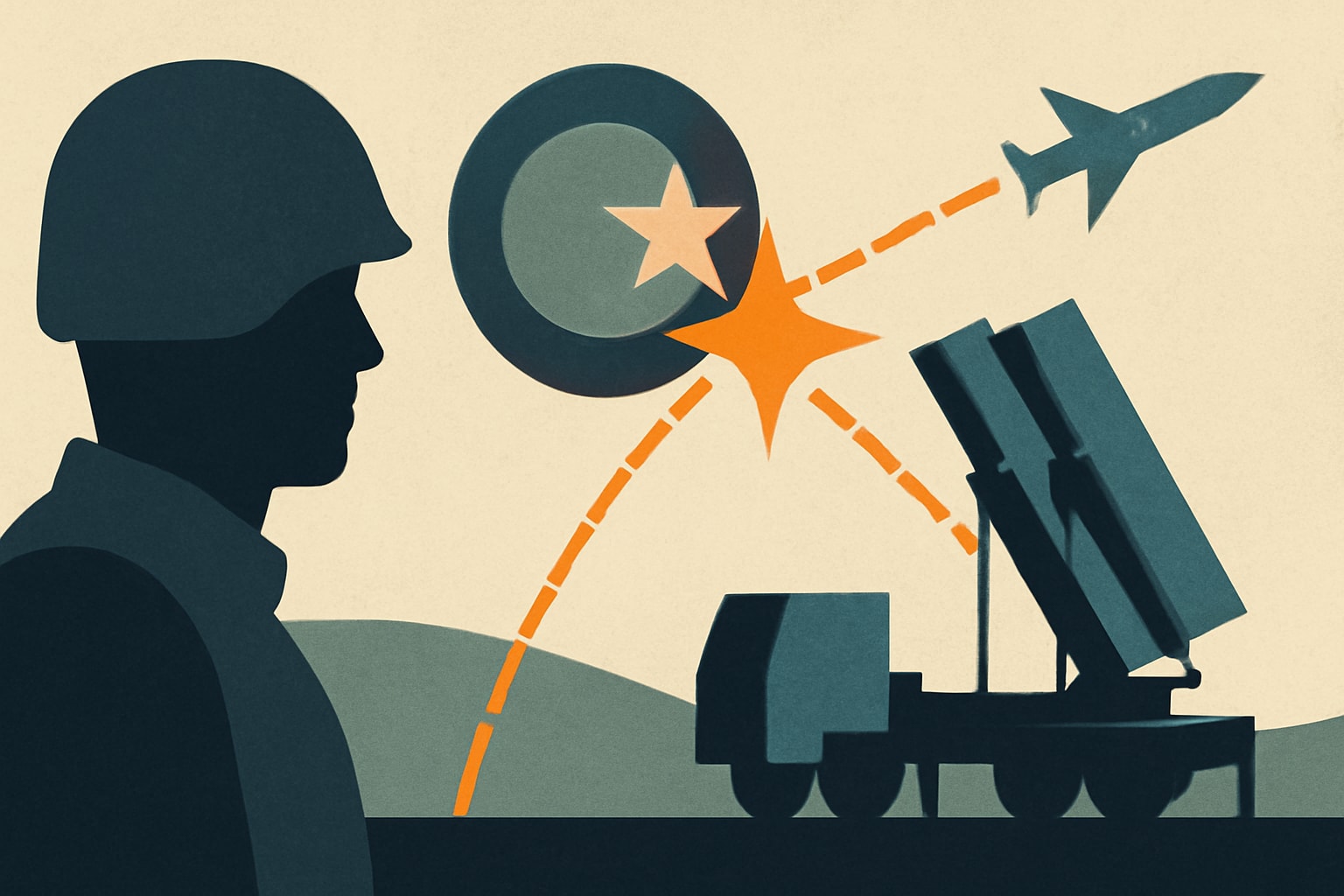 Editorial illustration for: Ukraine’s Fire Point Begins Integrating European Technology into Missile Defense