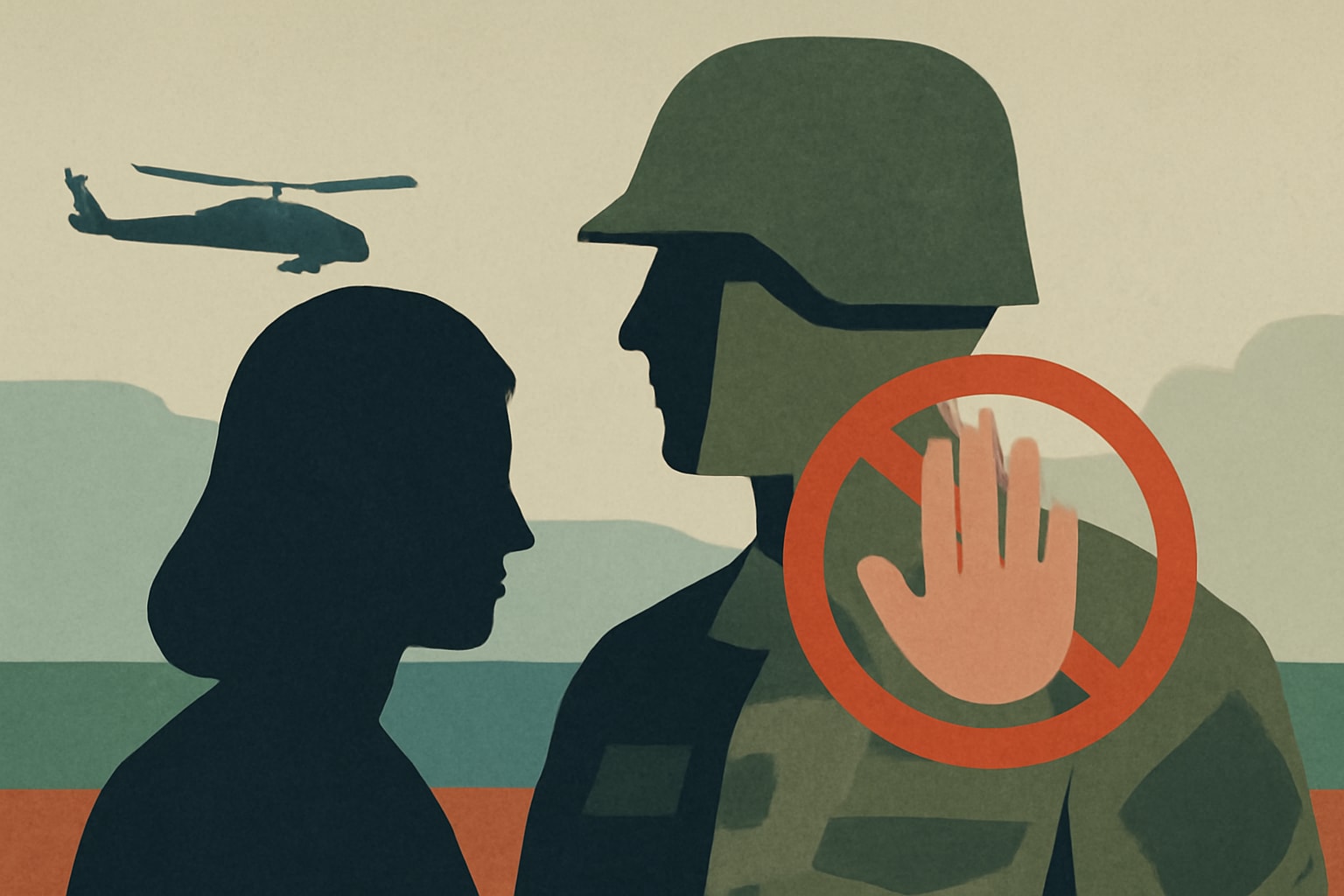 Editorial illustration for: Army Refers Charges Against Doctor Blaine McGraw for Alleged Sexual Abuse