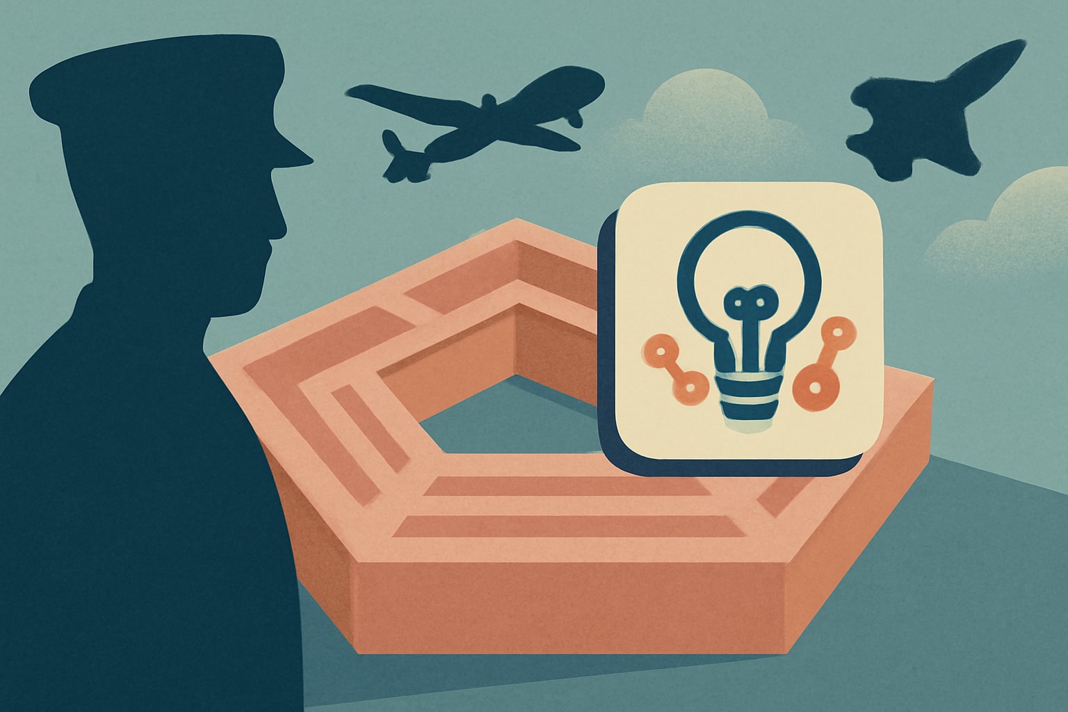 Editorial illustration for: Pentagon Appoints New Maven Smart System Program Director