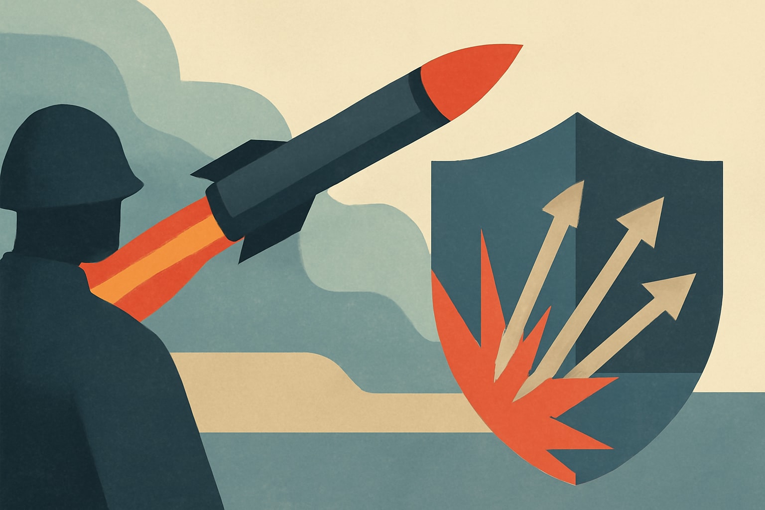 Editorial illustration for: Russia's Ballistic Missiles Are Breaching Ukrainian Defenses