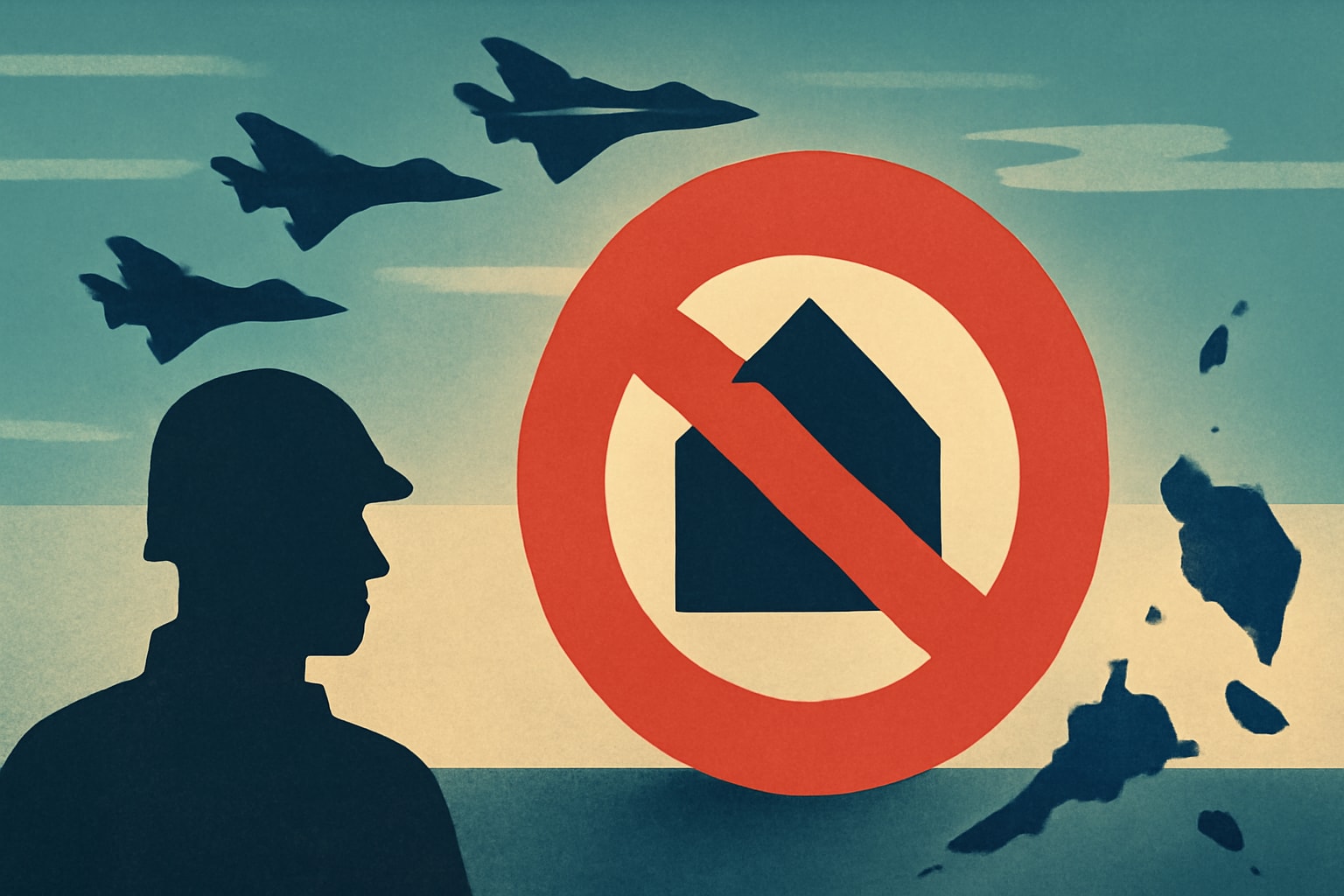 Editorial illustration for: U.S. Officials Voice Concerns Over China, Pacific ‘Denial Defense’