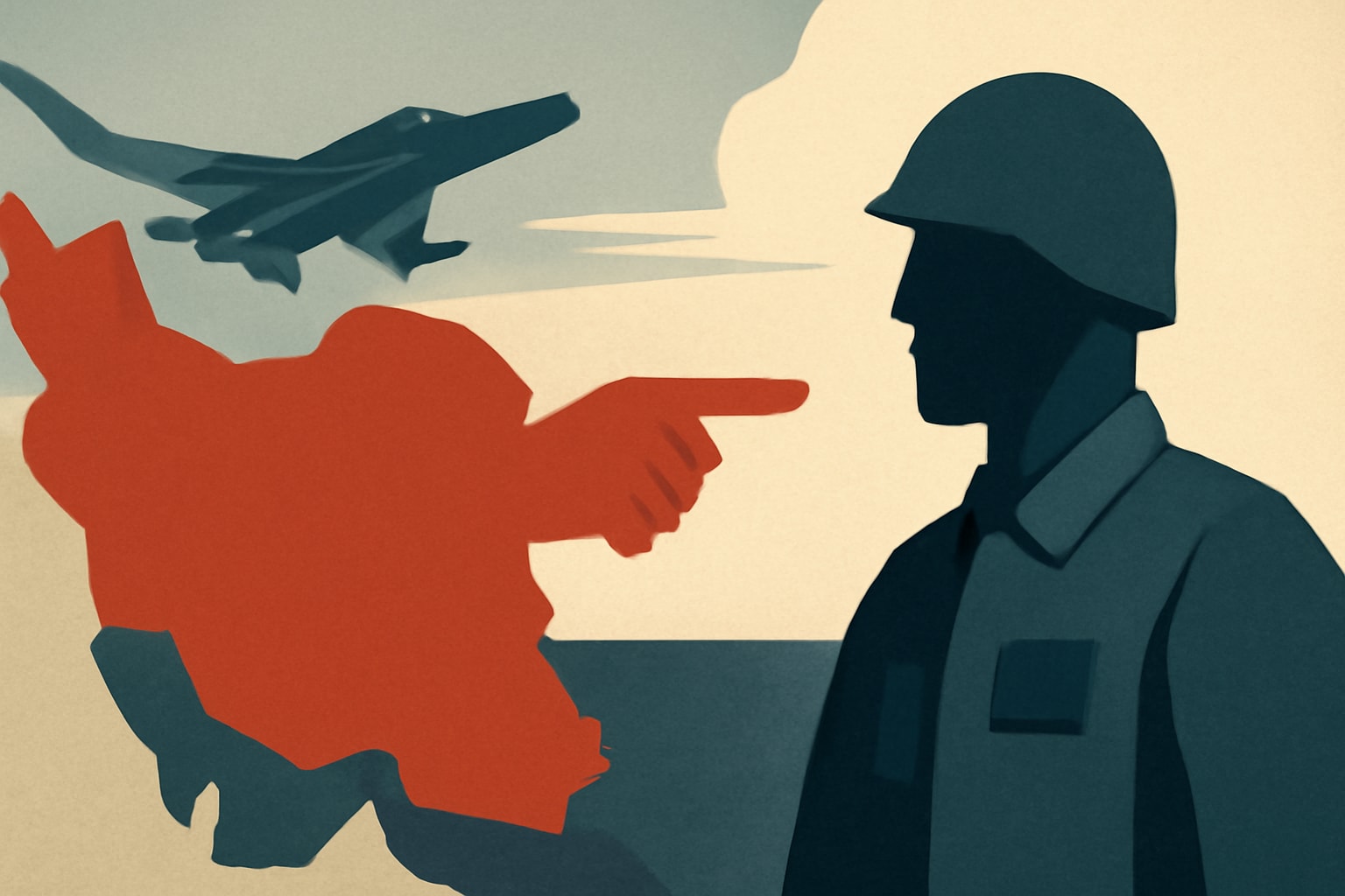 Editorial illustration for: Iran Issues Stark Warning to Gulf States Over U.S. Military Presence