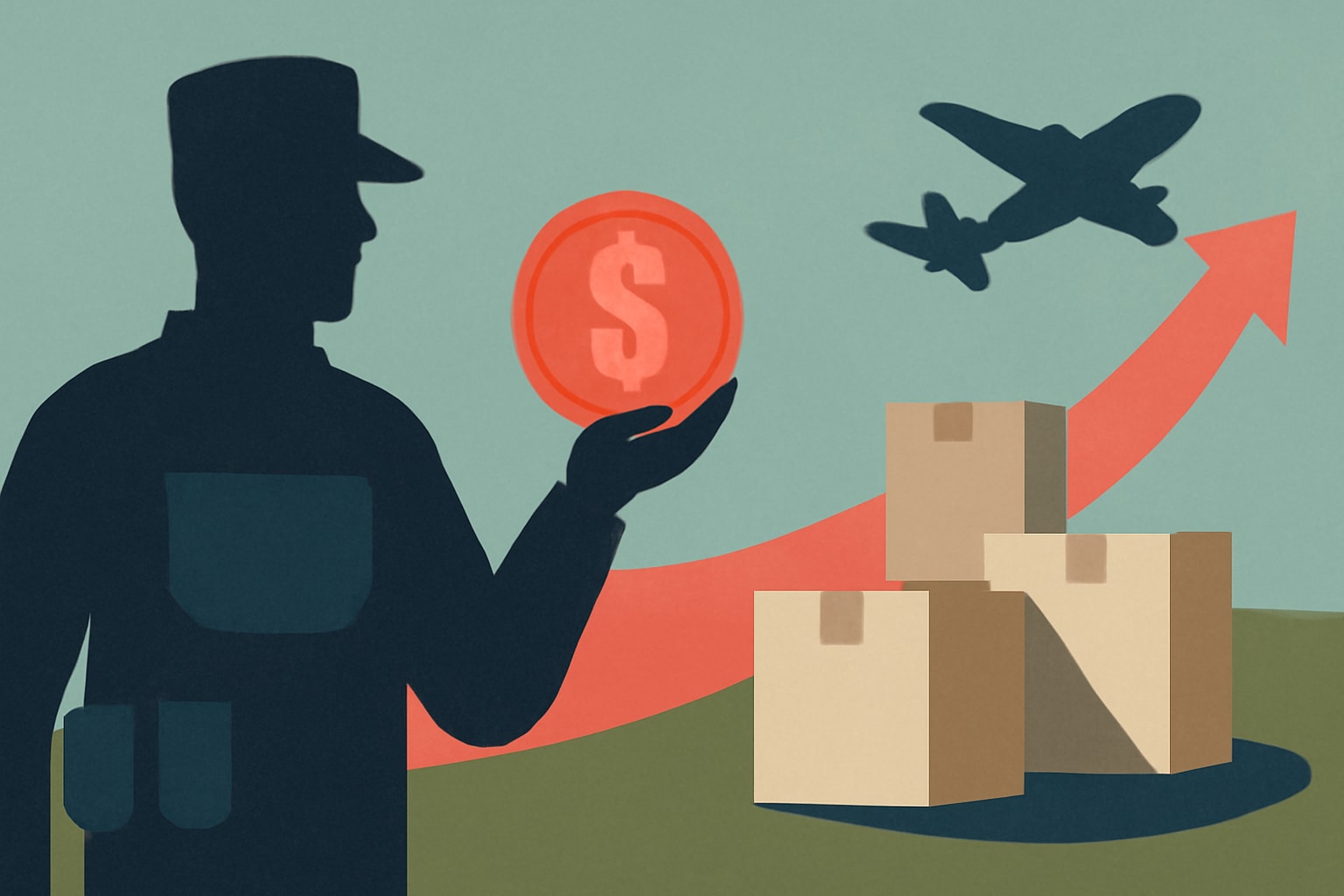Editorial illustration for: Essential Budgeting Tips for Your Next PCS Move