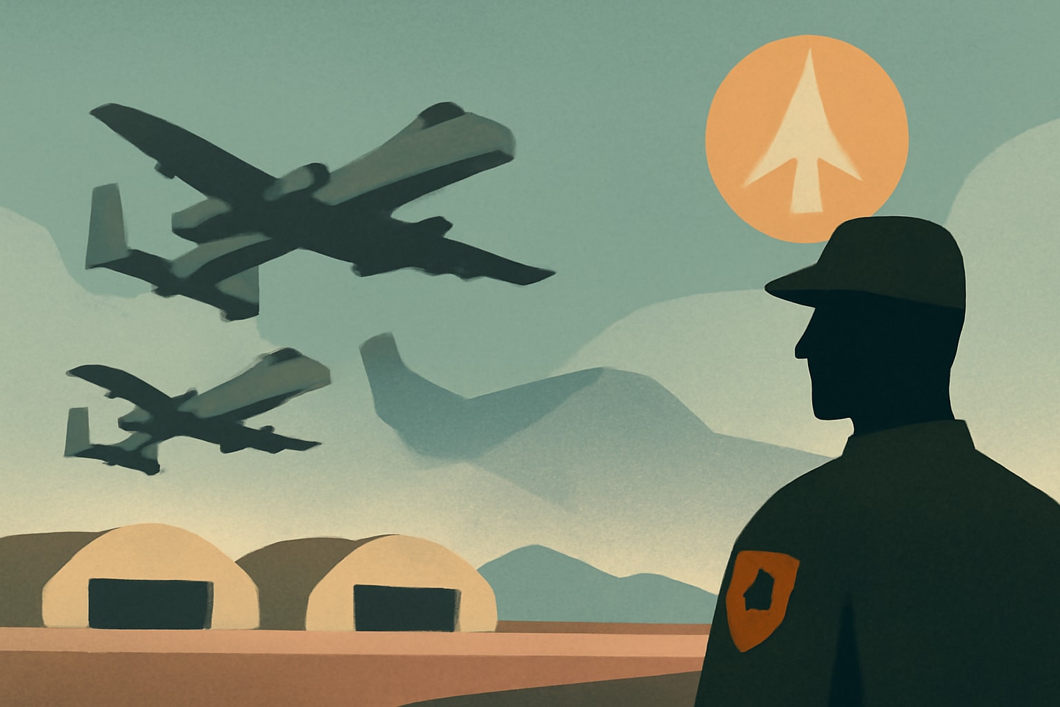Editorial illustration for: A-10s Depart Davis-Monthan as Special Operations Wing Plans Move