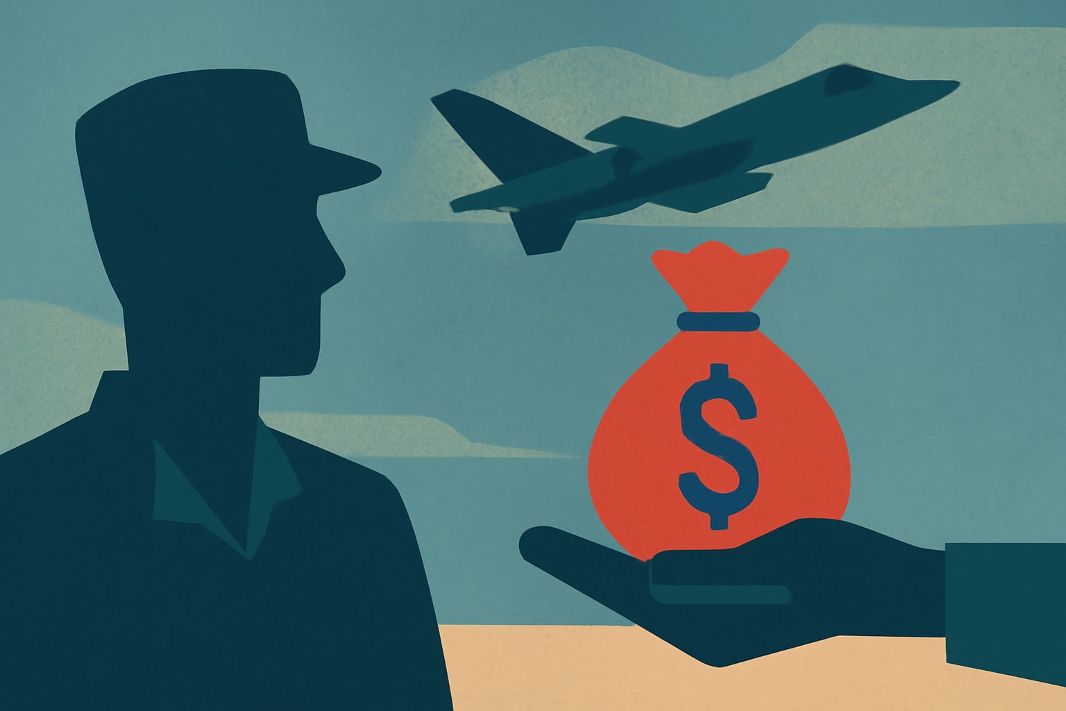 Editorial illustration for: Air National Guard Offers $7,500 Bonuses to Boost Retention