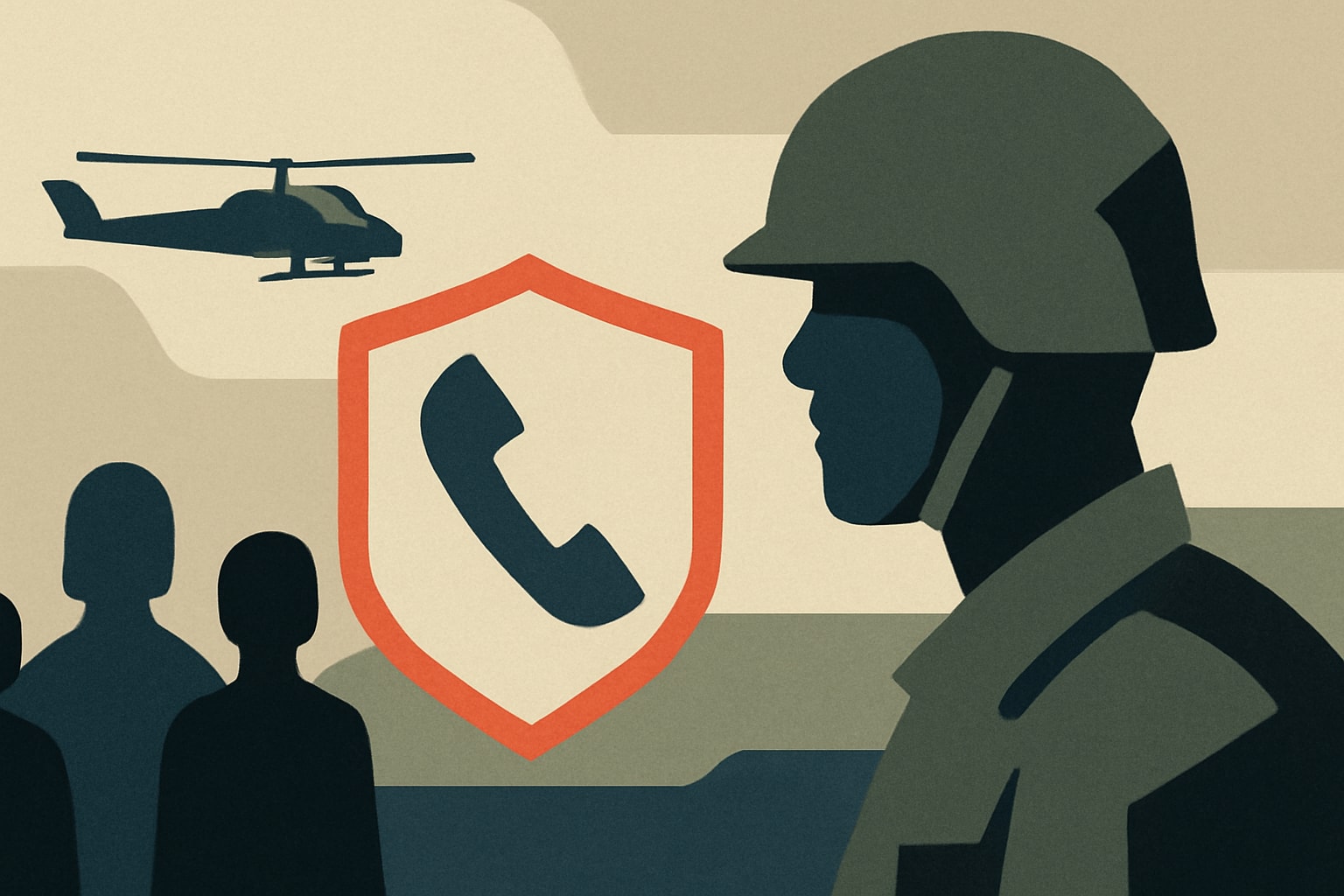 Editorial illustration for: Army Communications Overhaul Raises Access Concerns for Families