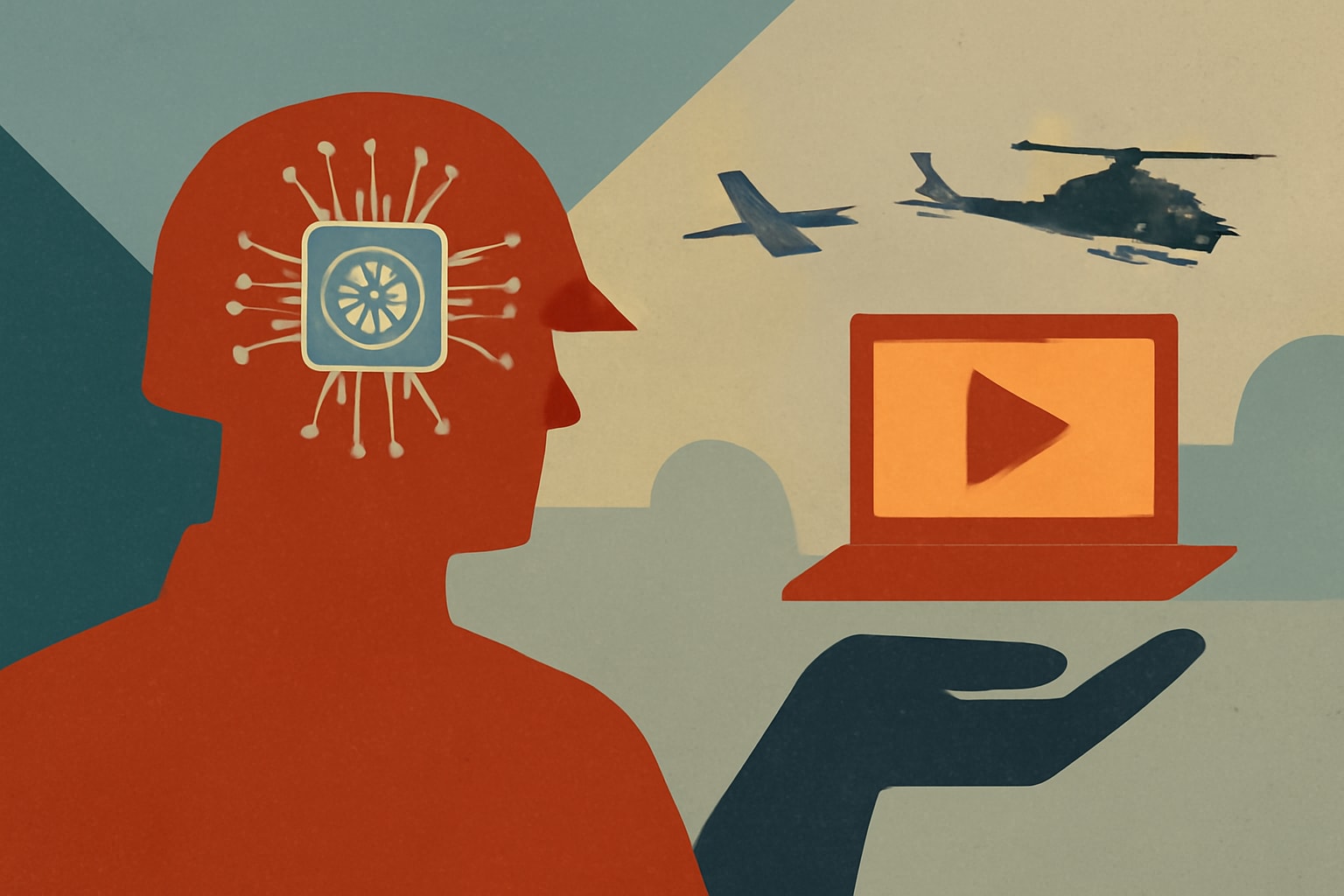 Editorial illustration for: Marine Corps to Host AI Hackathon for Training and Education Tools