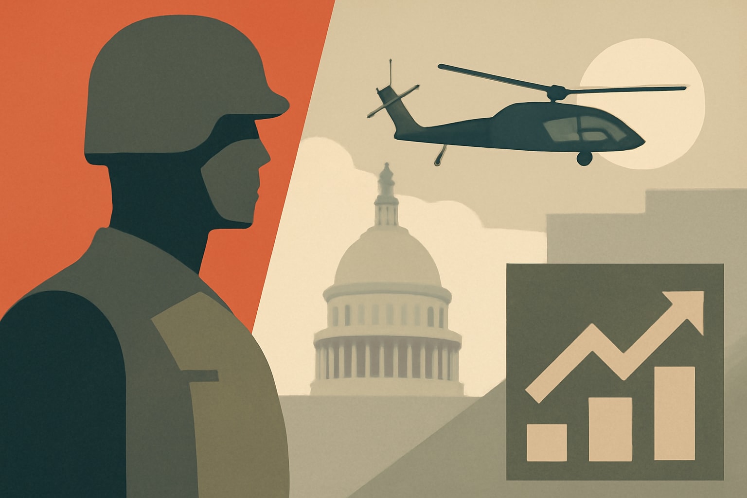Editorial illustration for: DC National Guard Mission Concludes First Year with Notable Achievements