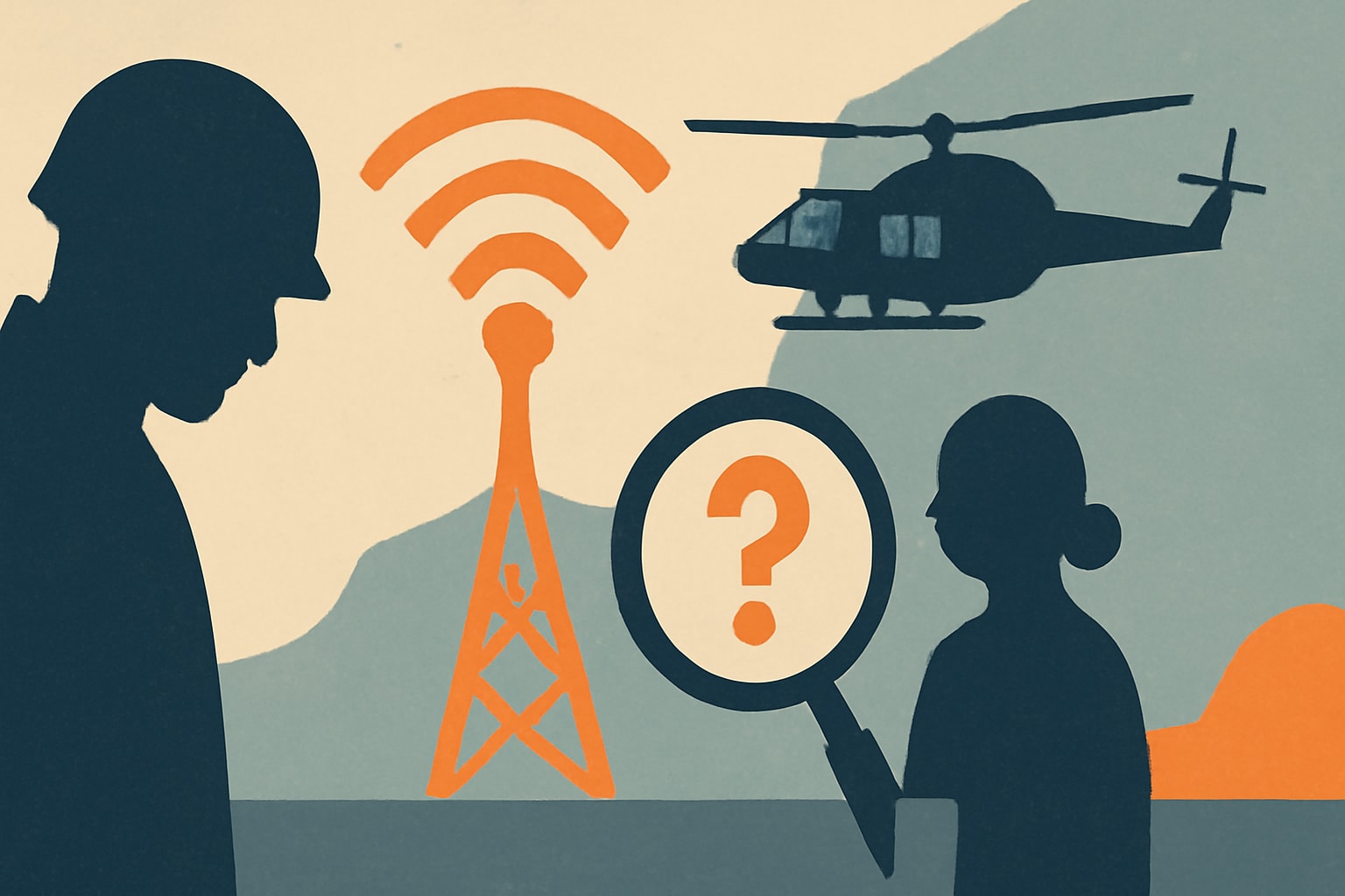Editorial illustration for: Army Communications Overhaul Leaves Families Searching for Information