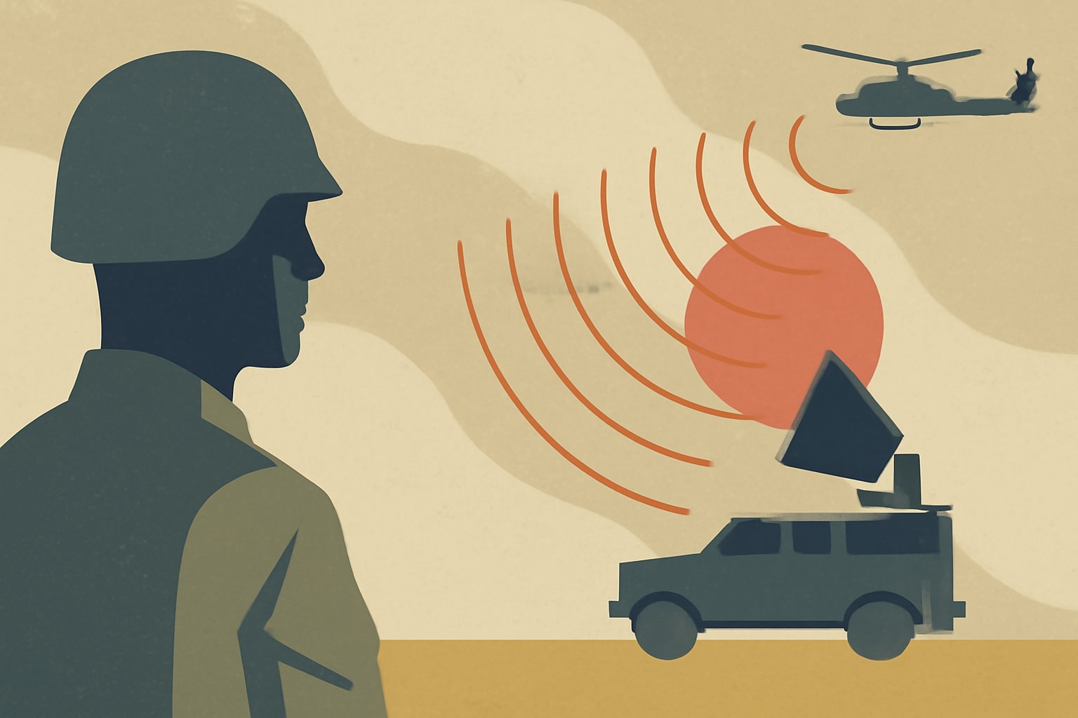 Editorial illustration for: Marine Corps Awards Epirus $11M for High-Powered Microwave Program