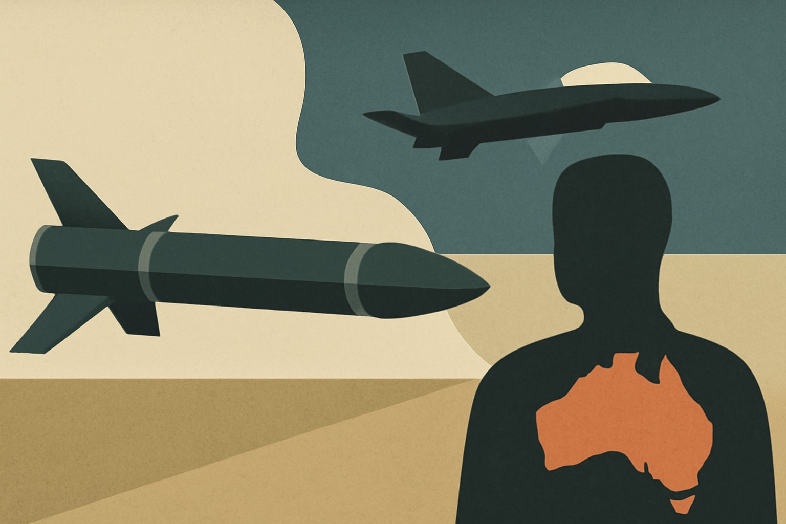 Editorial illustration for: Australia to Acquire AIM-260A Joint Advanced Tactical Missiles from the U.S.