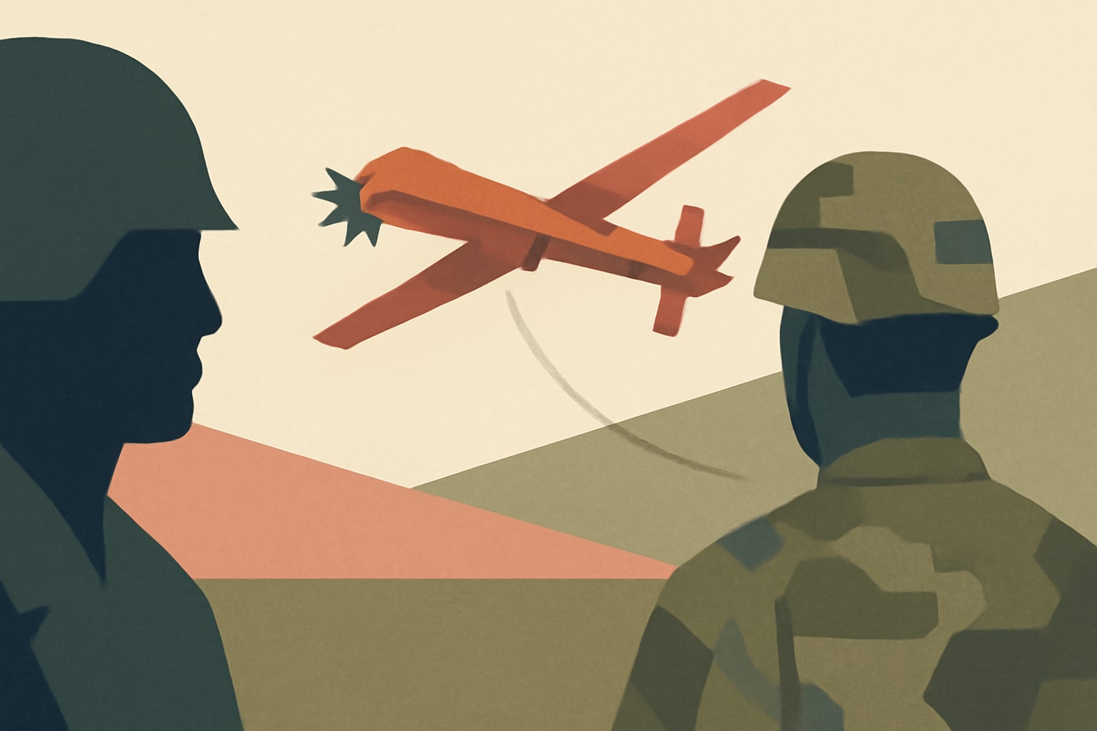 Editorial illustration for: U.S. Soldiers, Marines Test Explosive Drones in South Korea
