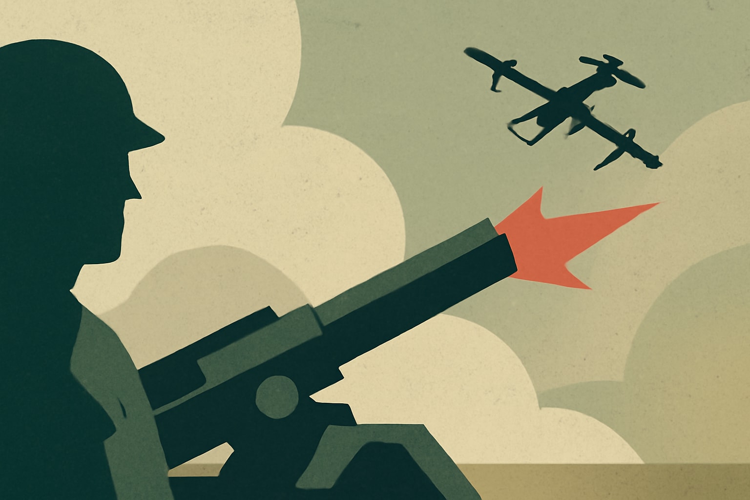 Editorial illustration for: US Army Investigates 50mm Cannon to Combat Drone Threats