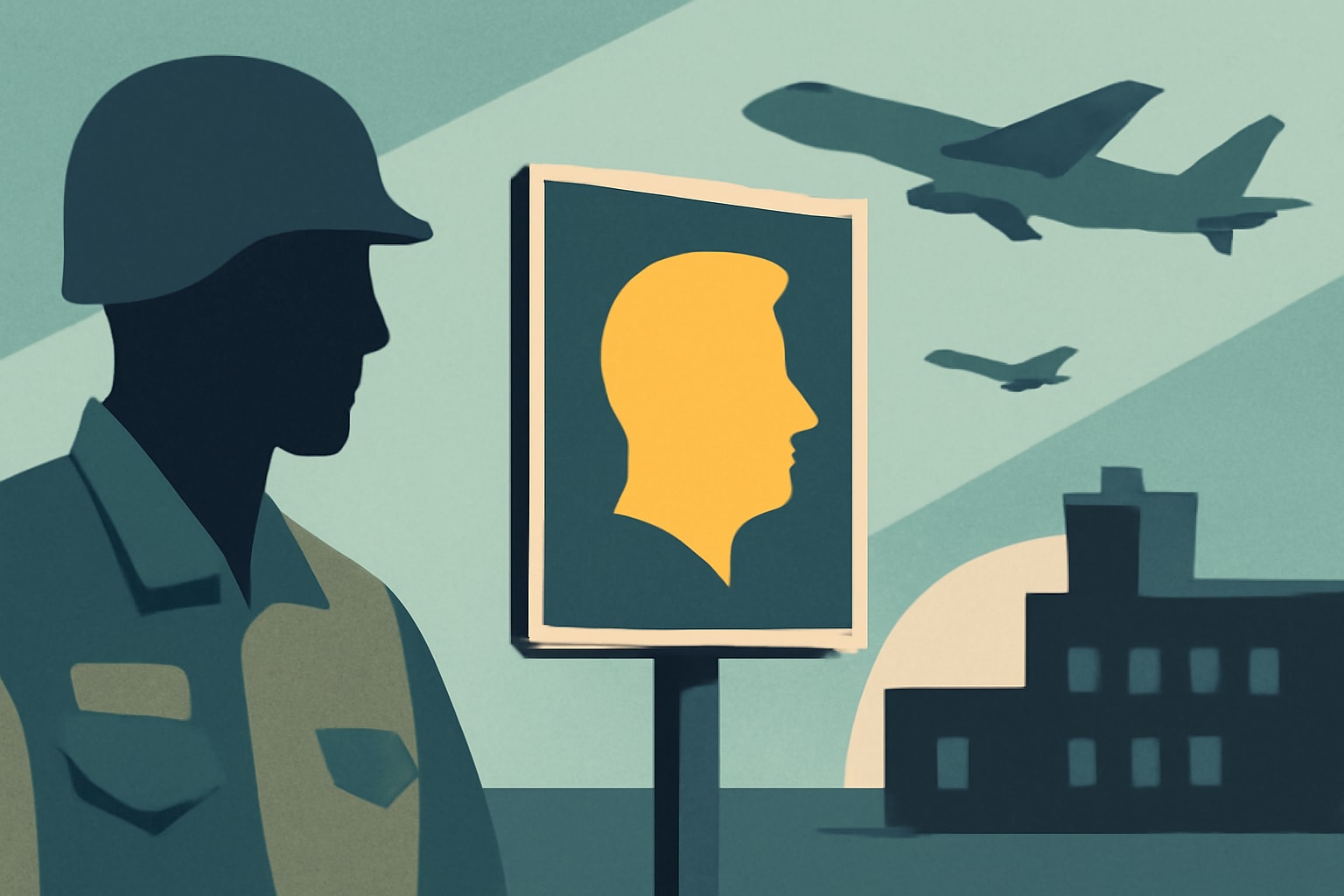 Editorial illustration for: Joint Base Charleston Renamed to Joint Base Lindsey Graham