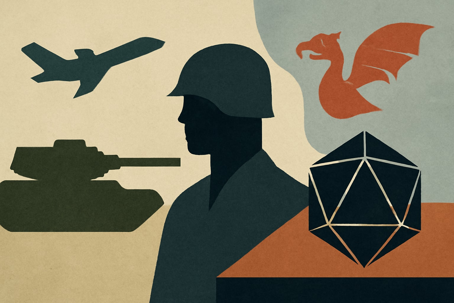 Editorial illustration for: From Tanks to Tabletop: A Veteran's Influence on Dungeons and Dragons