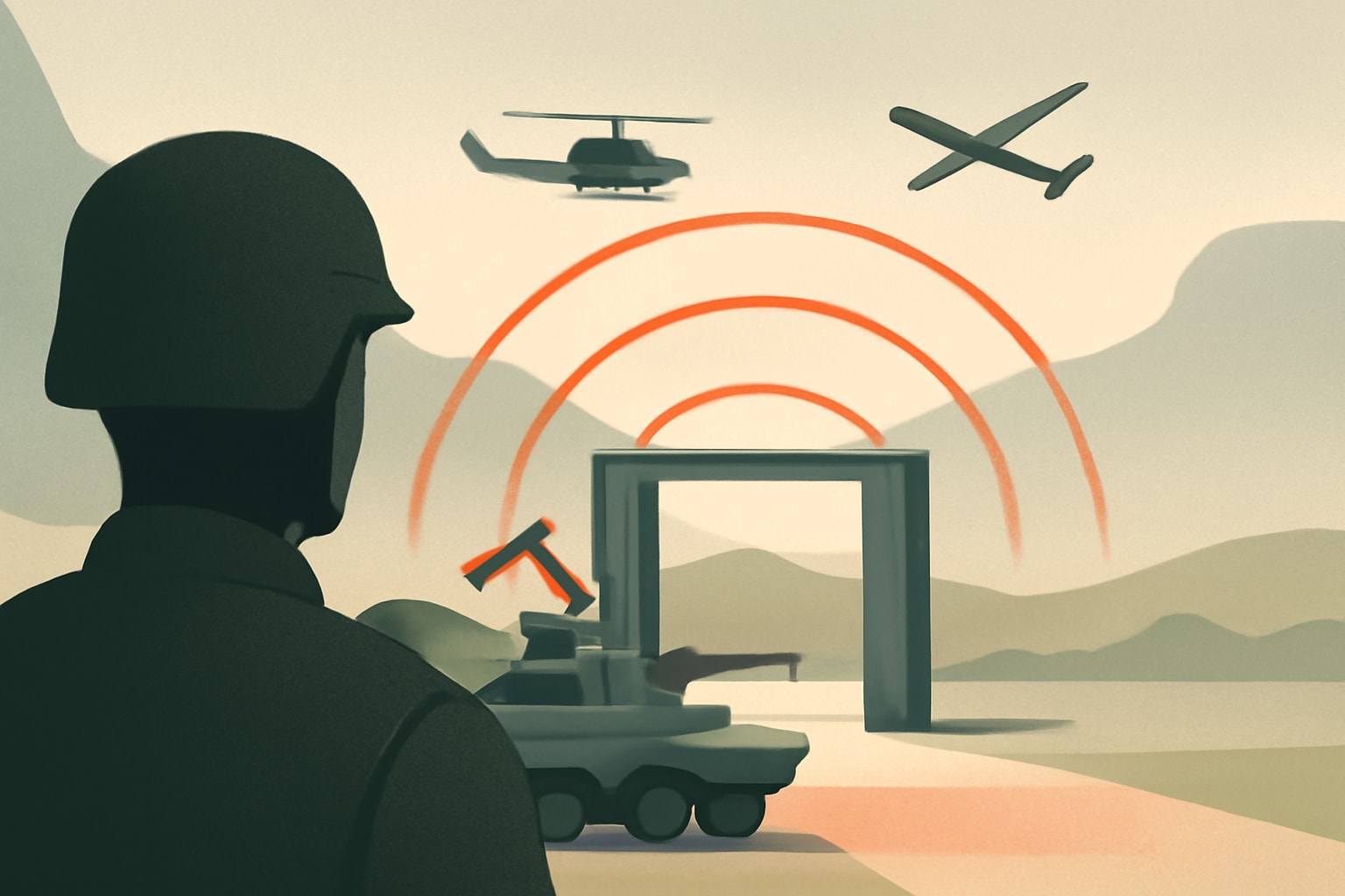 Editorial illustration for: Army Opens Test Ranges to Private Industry to Accelerate Tech Development