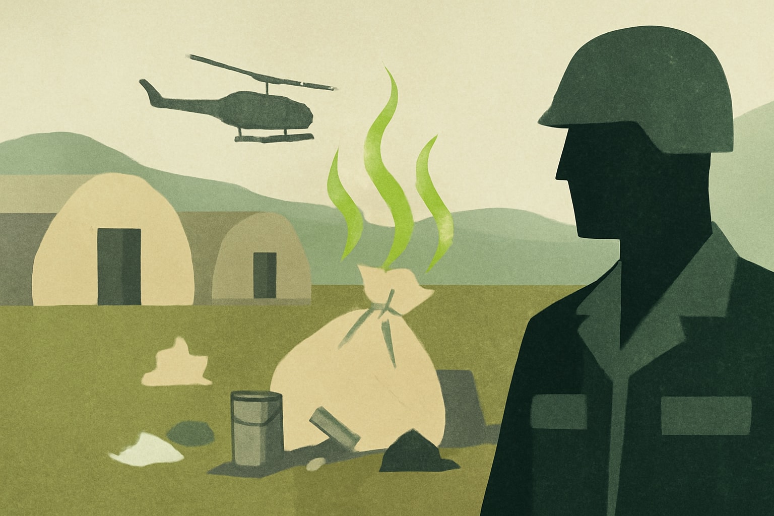 Editorial illustration for: Military Officials Respond to Cleanliness Concerns at Camp Bullis
