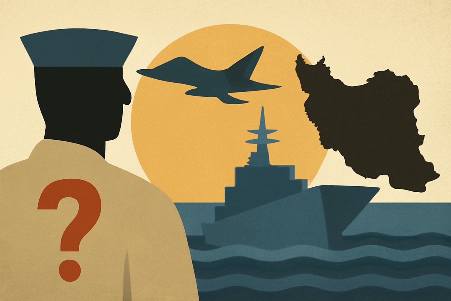 Editorial illustration for: Extended Navy Deployments to Support Iran Operations Raise Concerns