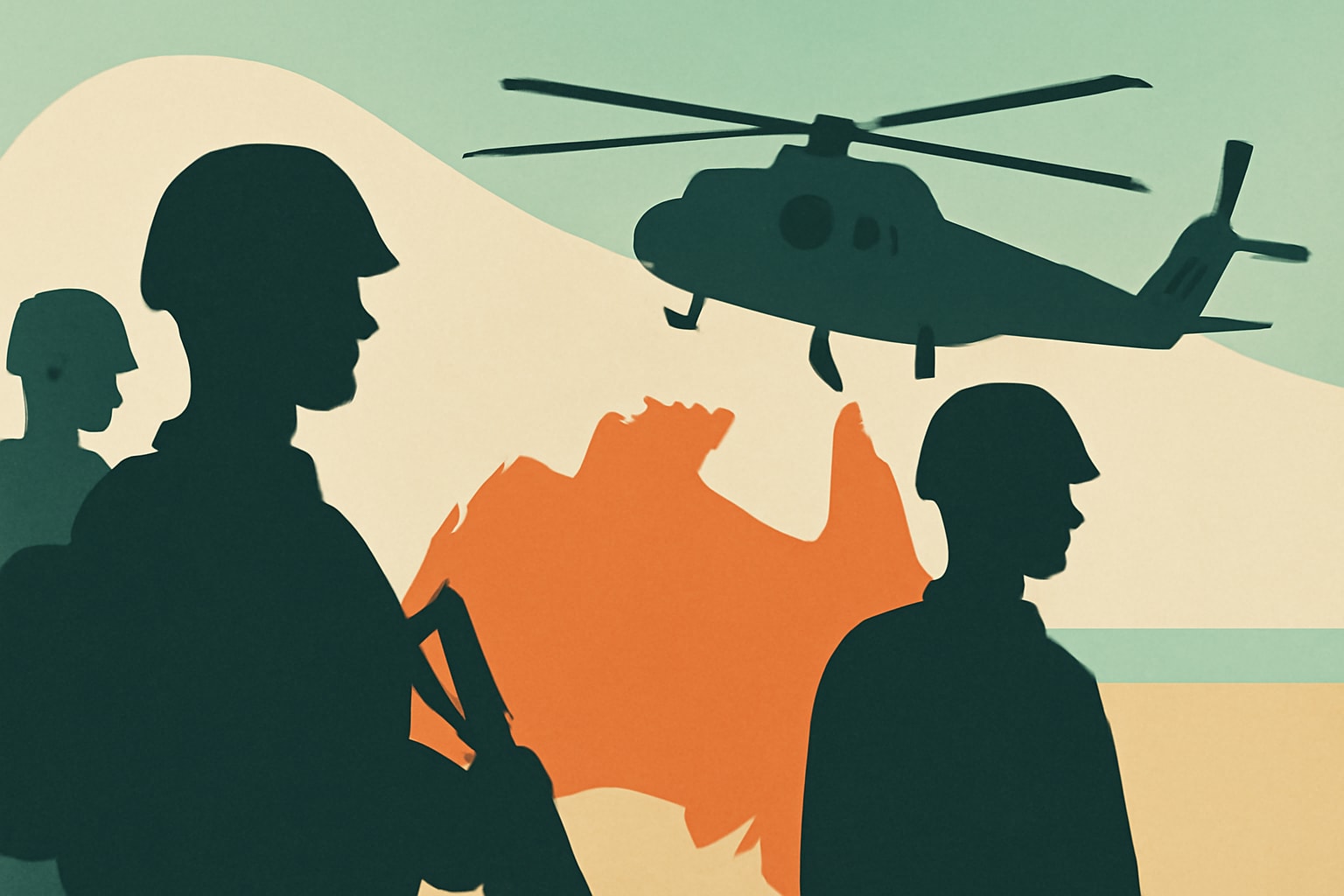 Editorial illustration for: US Marines Expand Operations from Temporary Darwin Base