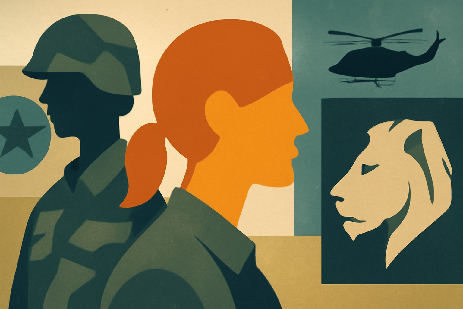 Editorial illustration for: Unveiling the Real Women Behind Taylor Sheridan’s 'Lioness' Series