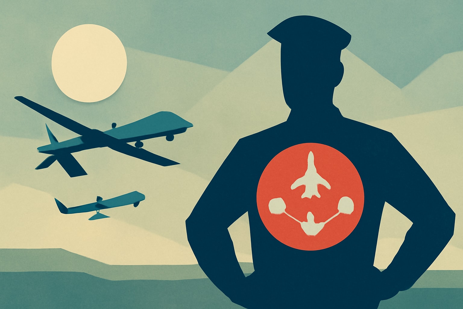Editorial illustration for: Air Force Experimental Operations Unit Matures CCA Concepts with New Commander