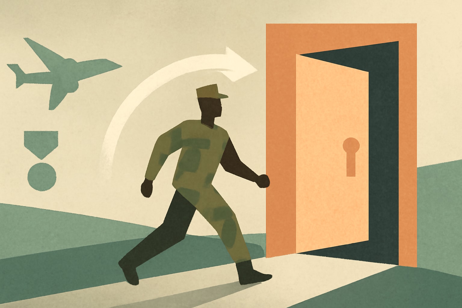 Editorial illustration for: Re-Entering the Military as Prior Service in 2026: Key Updates